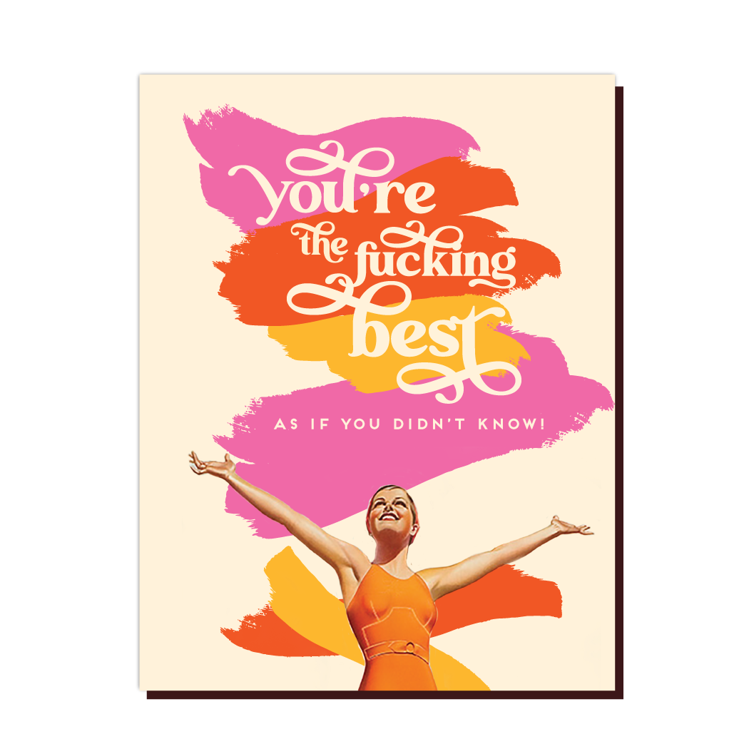 YOU'RE THE BEST! friendship card