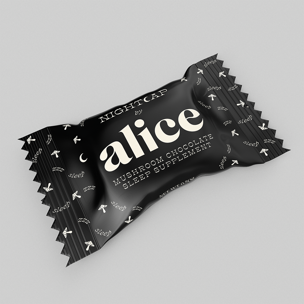Nightcap Singles — mushroom chocolates for deep sleep