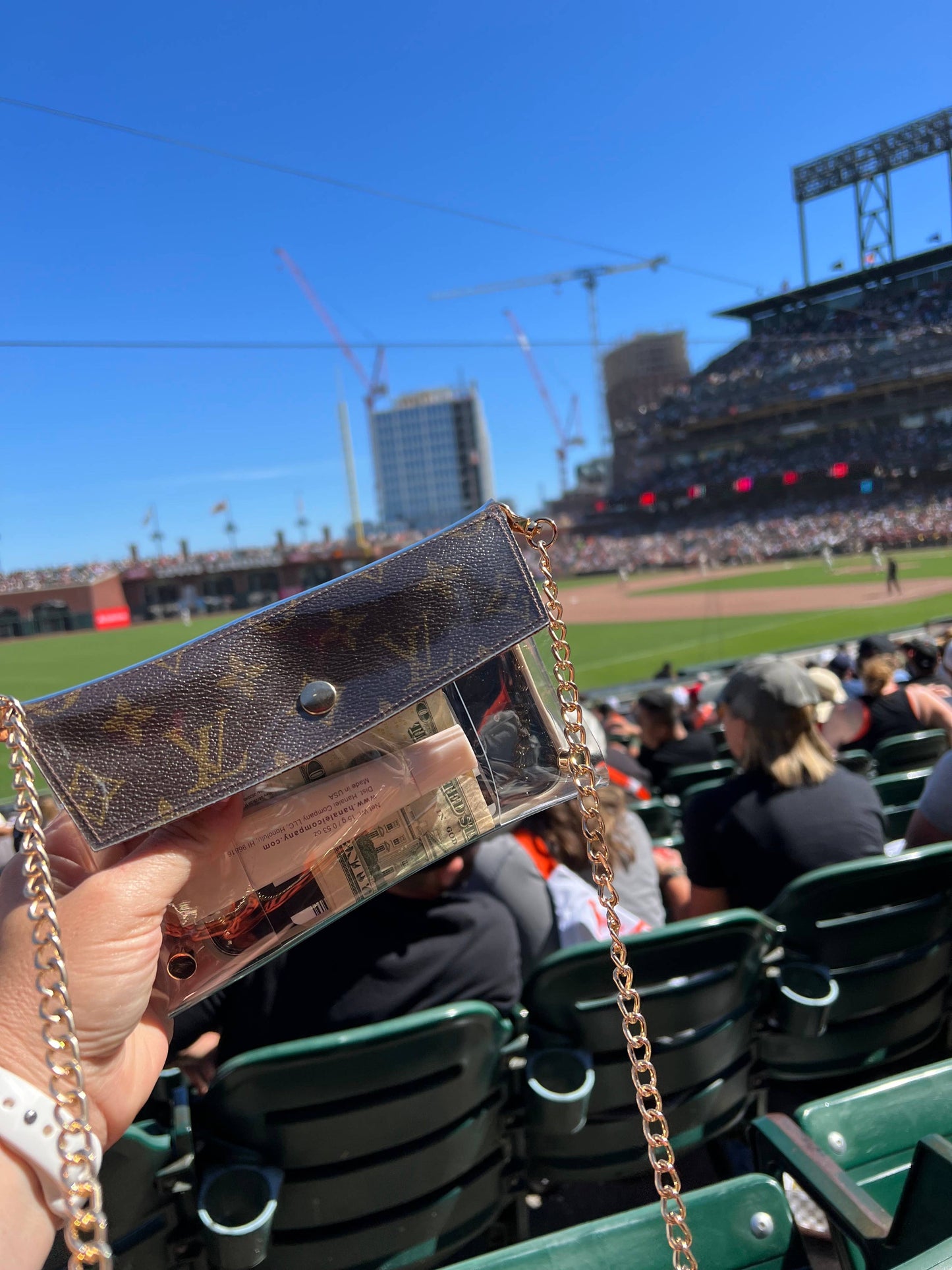LV Crossbody Clear Bag -Small