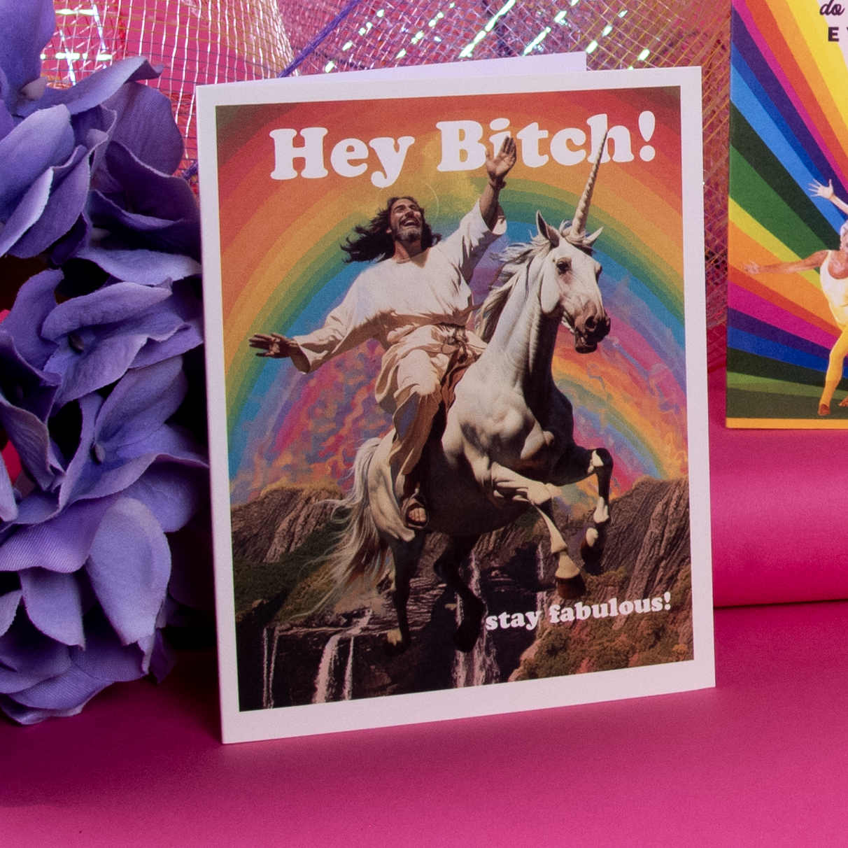 JESUS BITCH stay fabulous! birthday card