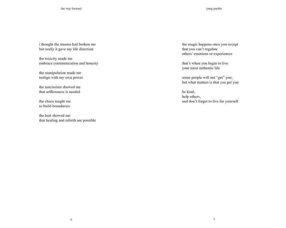 Way Forward by yung pueblo: Paperback; 240 pages / English