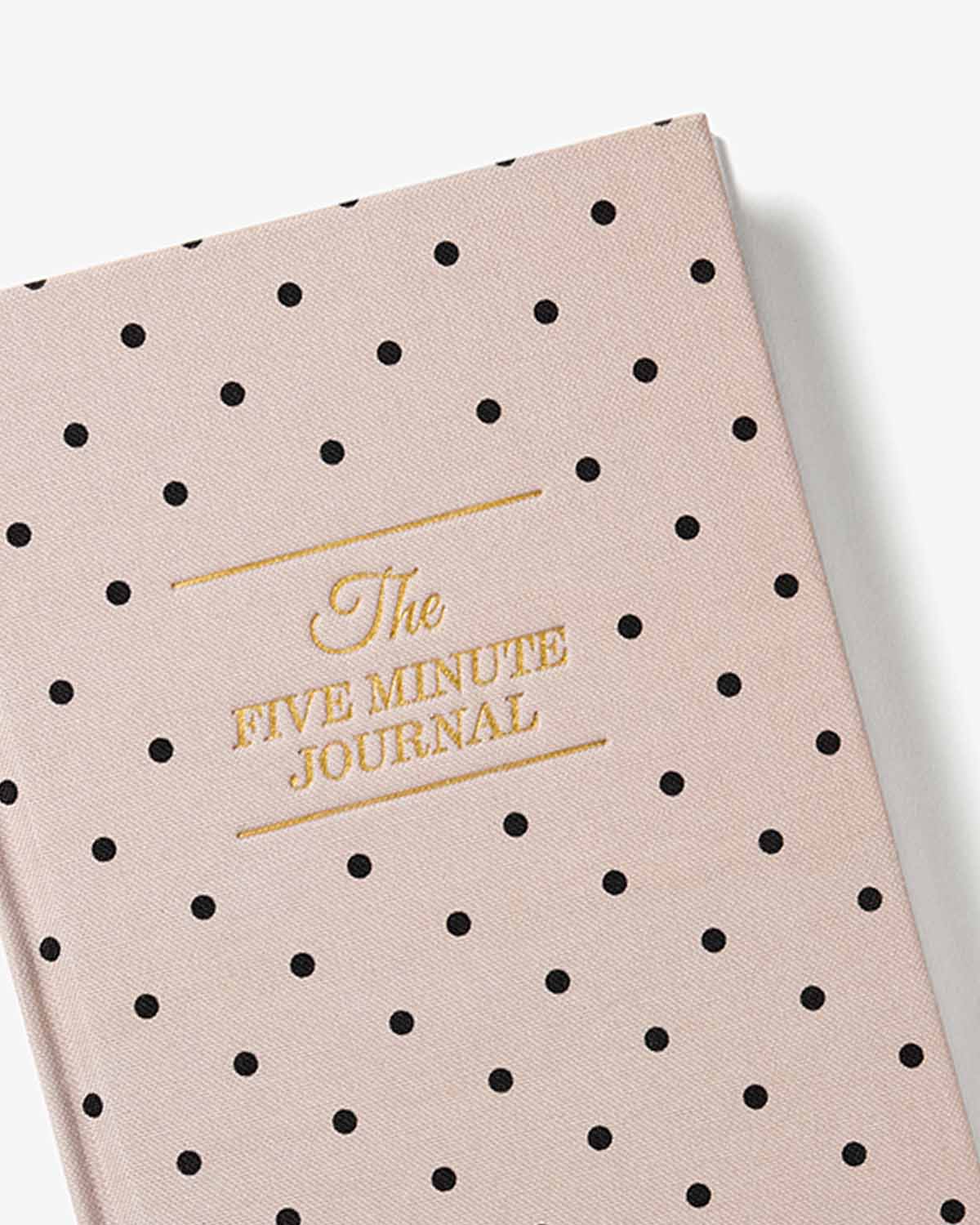 The Five Minute Journal Beige Polka Dot | Exclusive Print