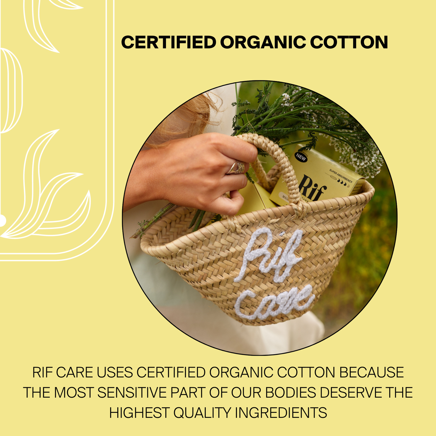 Regular Absorbency (18 ct) Organic Non Applicator Tampons