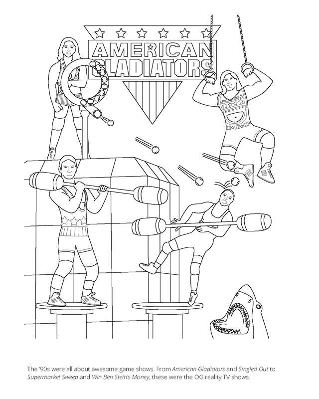 1990s Coloring Book by James Grange: Paperback; 60 pages / English