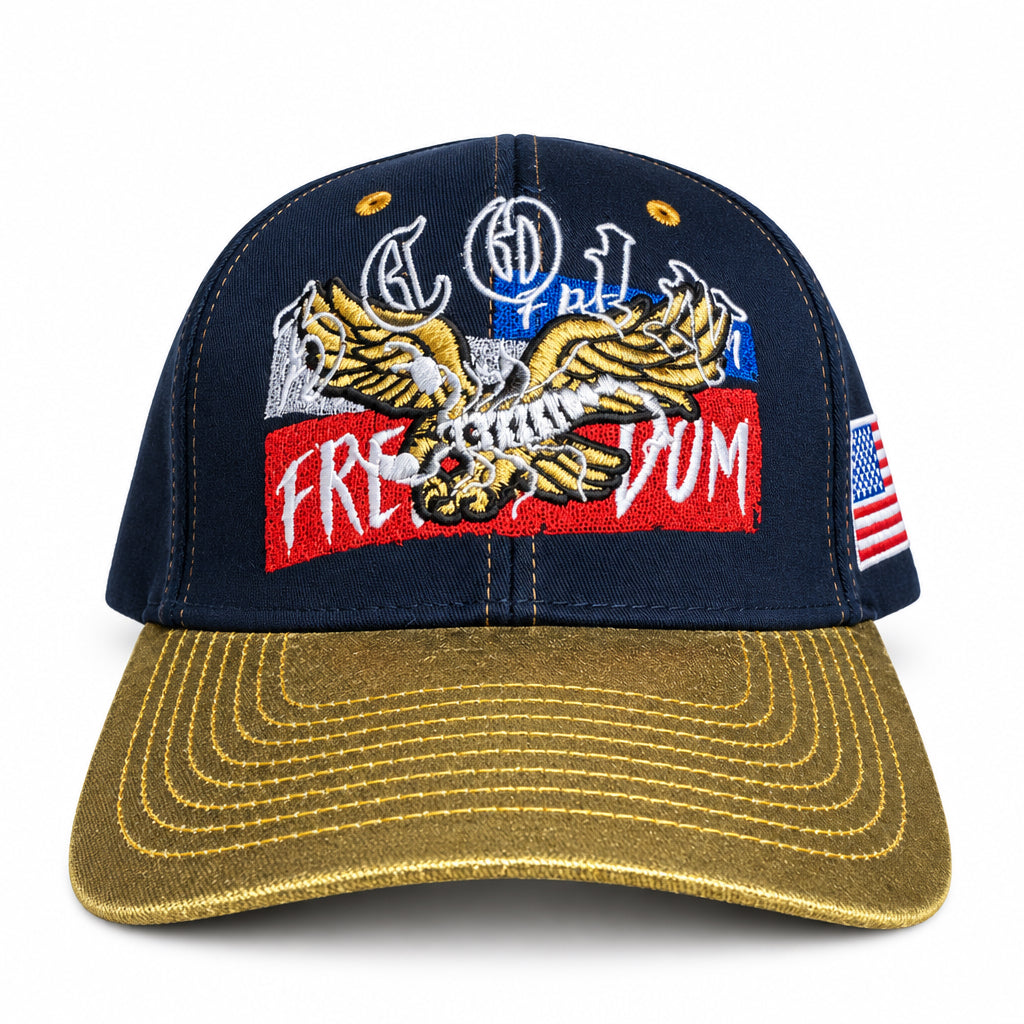 3COIN Hat - Denim with Eagle