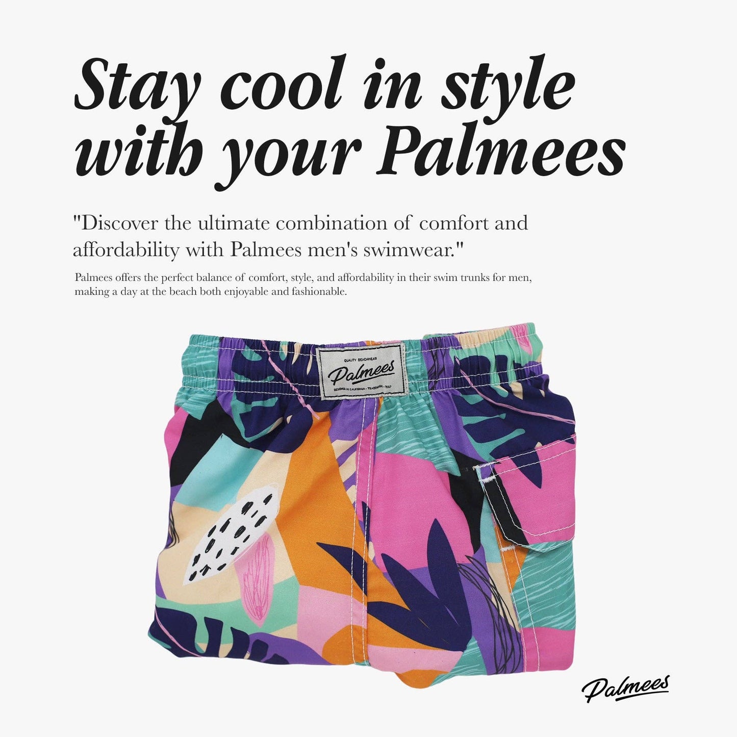 Art Swim Short: Multi-Colored / M (30-31)