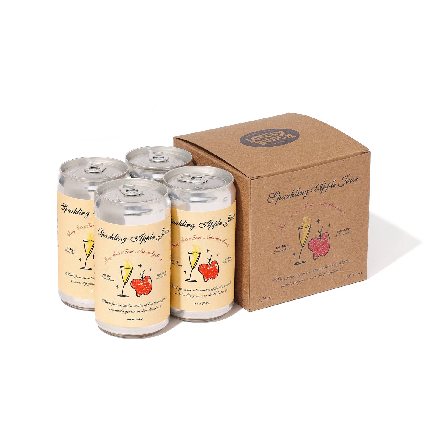 Sparkling Apple Juice Single