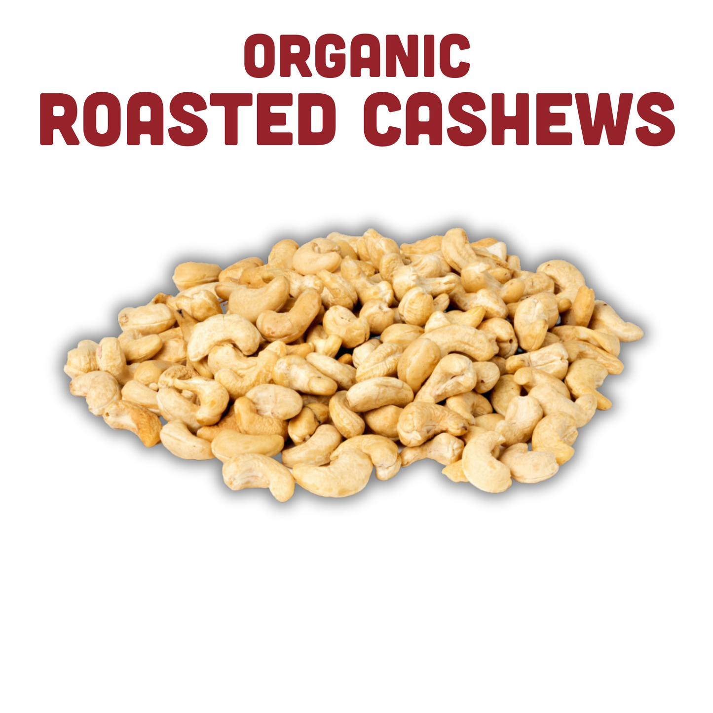 Organic Roasted Cashews: 4 oz