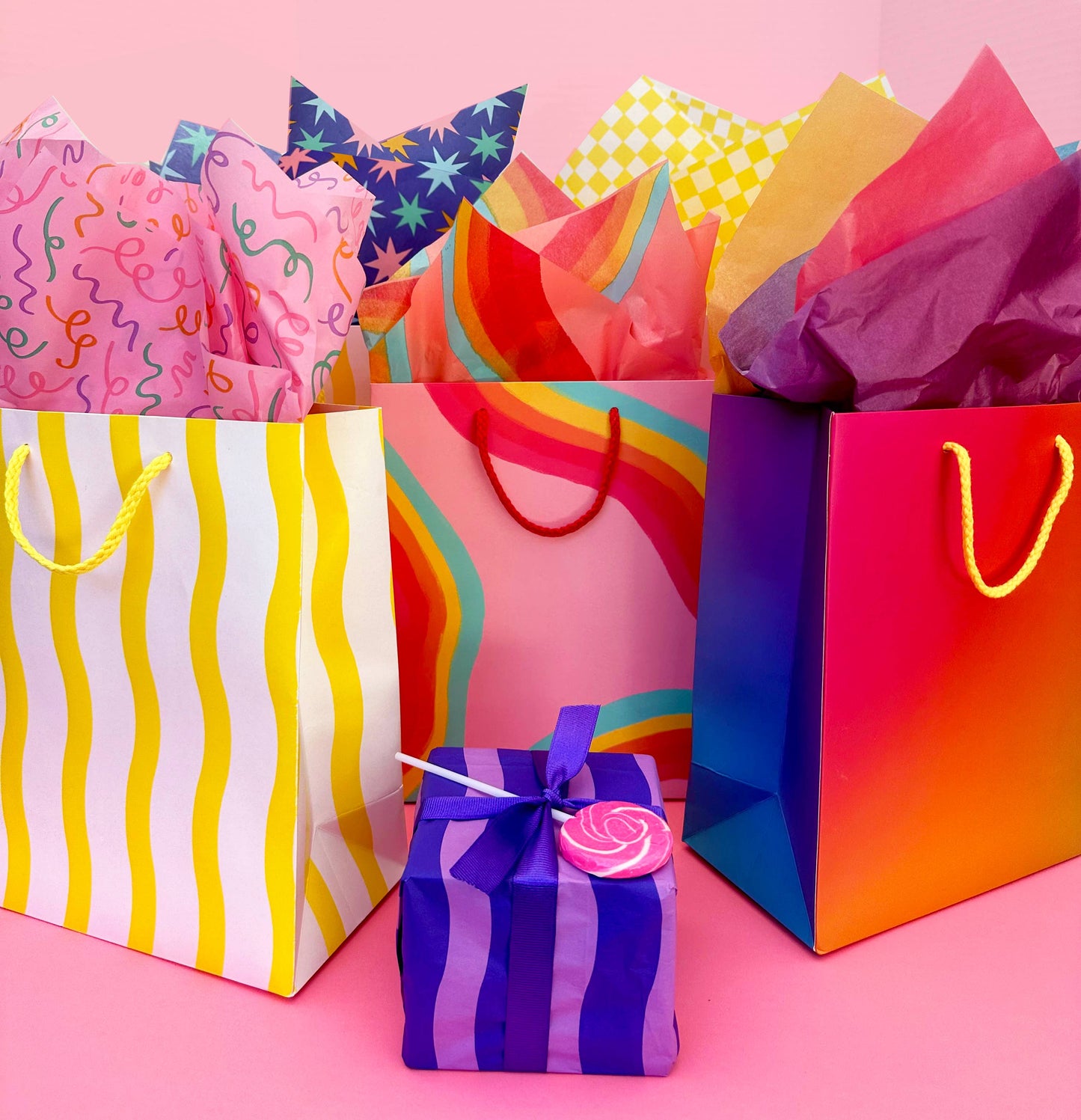 Colorful Gradient Tissue Paper