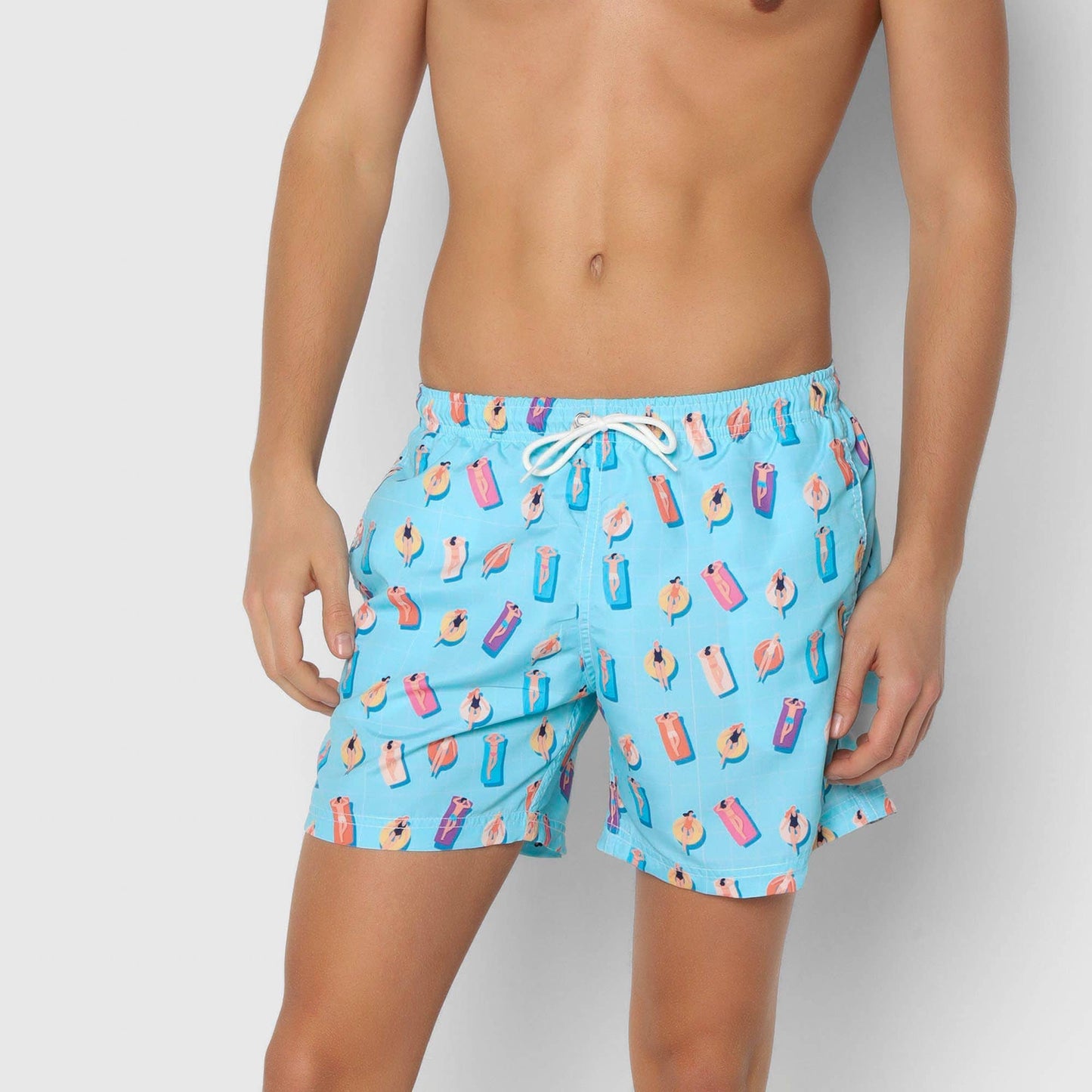 Salvavidas Swim Short: Multi-Colored / M (30-31)