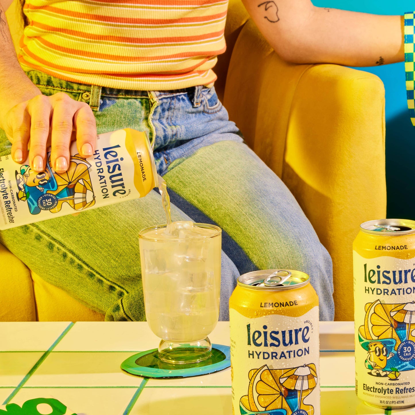 Leisure Hydration Electrolyte Lemonade (16 oz)