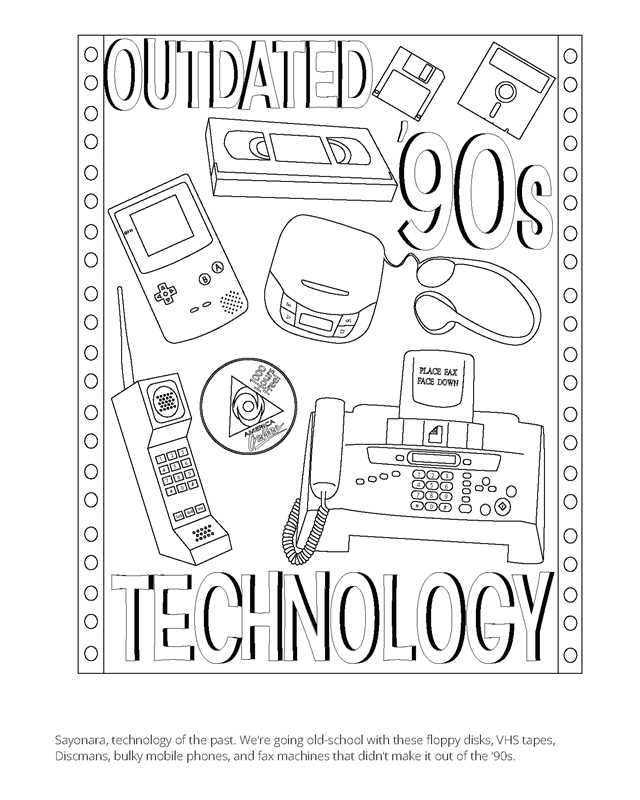 1990s Coloring Book by James Grange: Paperback; 60 pages / English