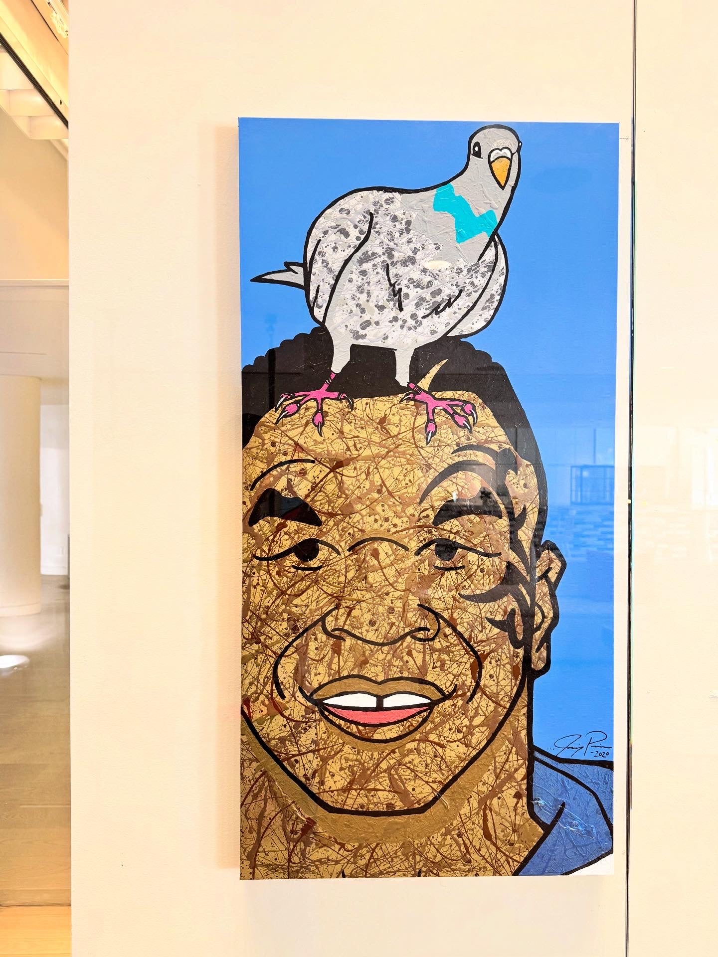Mike Tyson with Pigeon