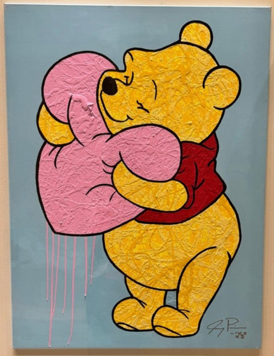 Pooh with Heart Hug