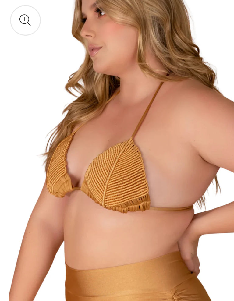 SHELLS TOP - GOLD