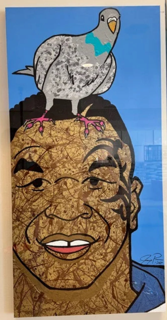 Mike Tyson with Pigeon