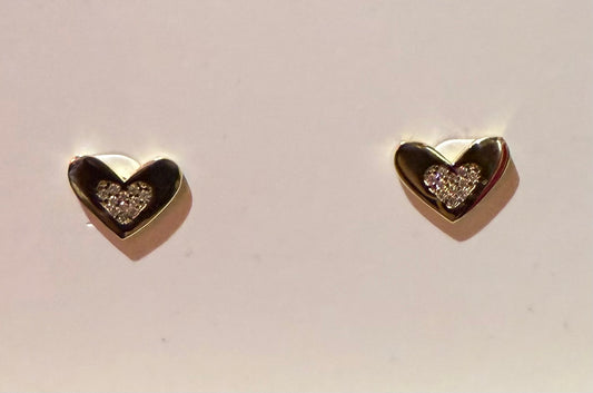 Heart Studs