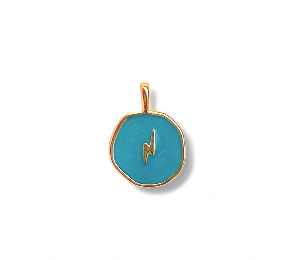 Blue Lightning Charm