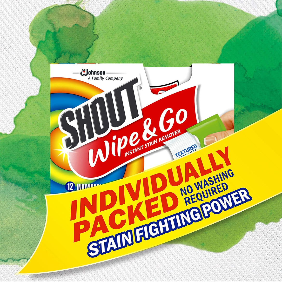 Shout Wipes Stain Remover