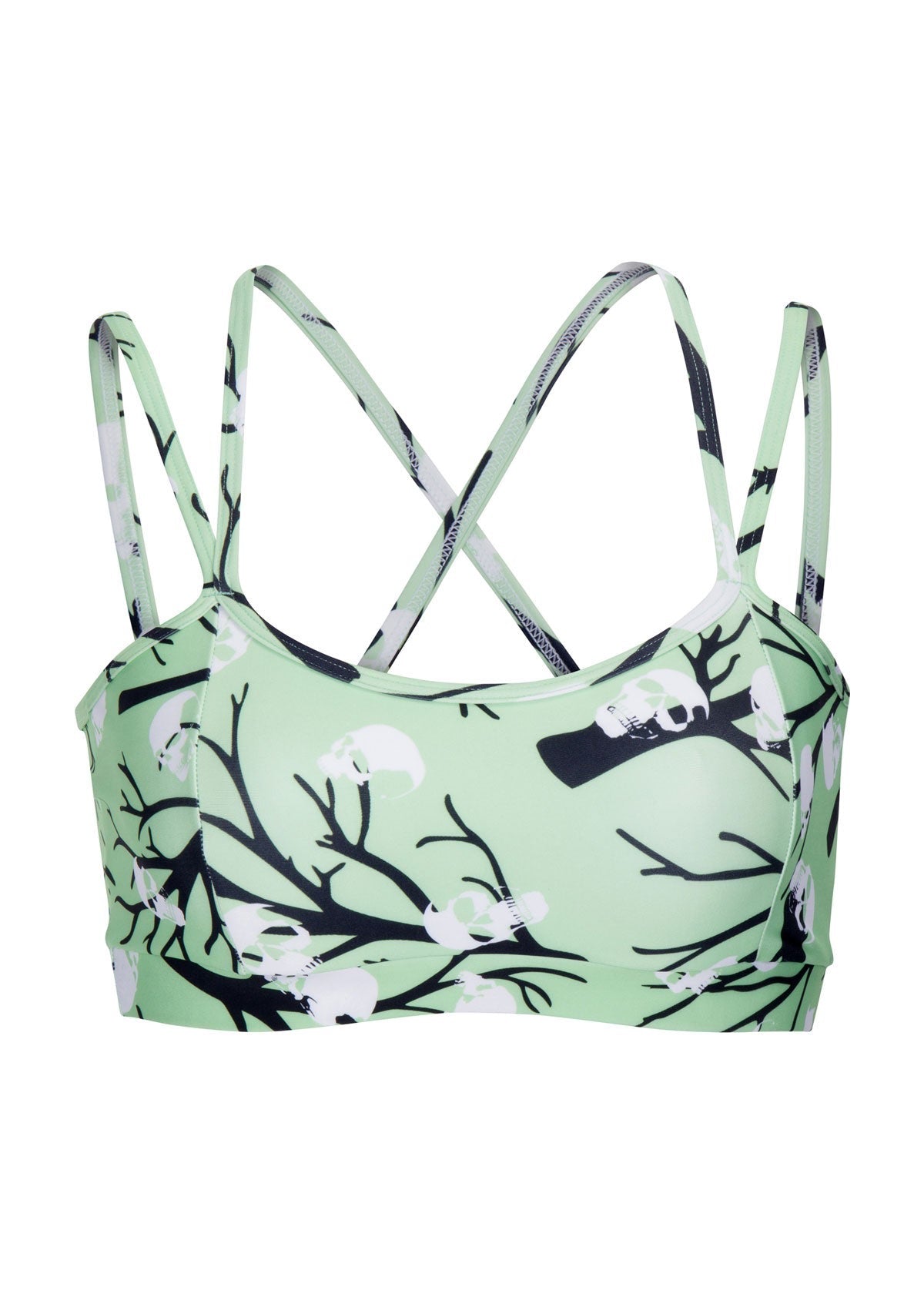 Dead Oak Mint & White Active Top