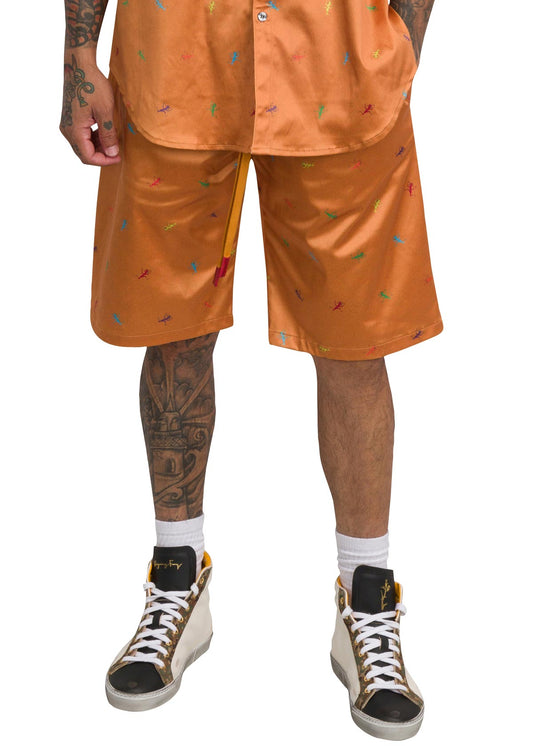ORANGE RESORT SHORTS