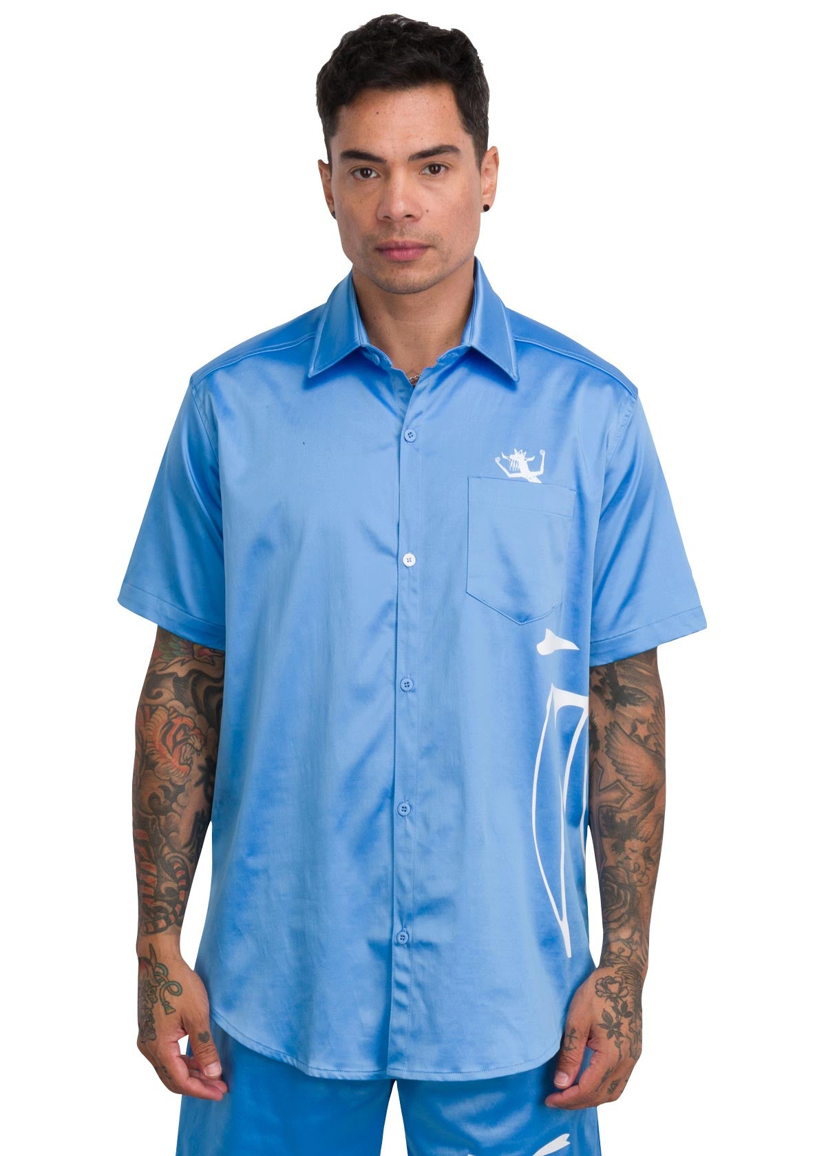 FURY GHOST ANGEL BLUE RESORT SHIRT