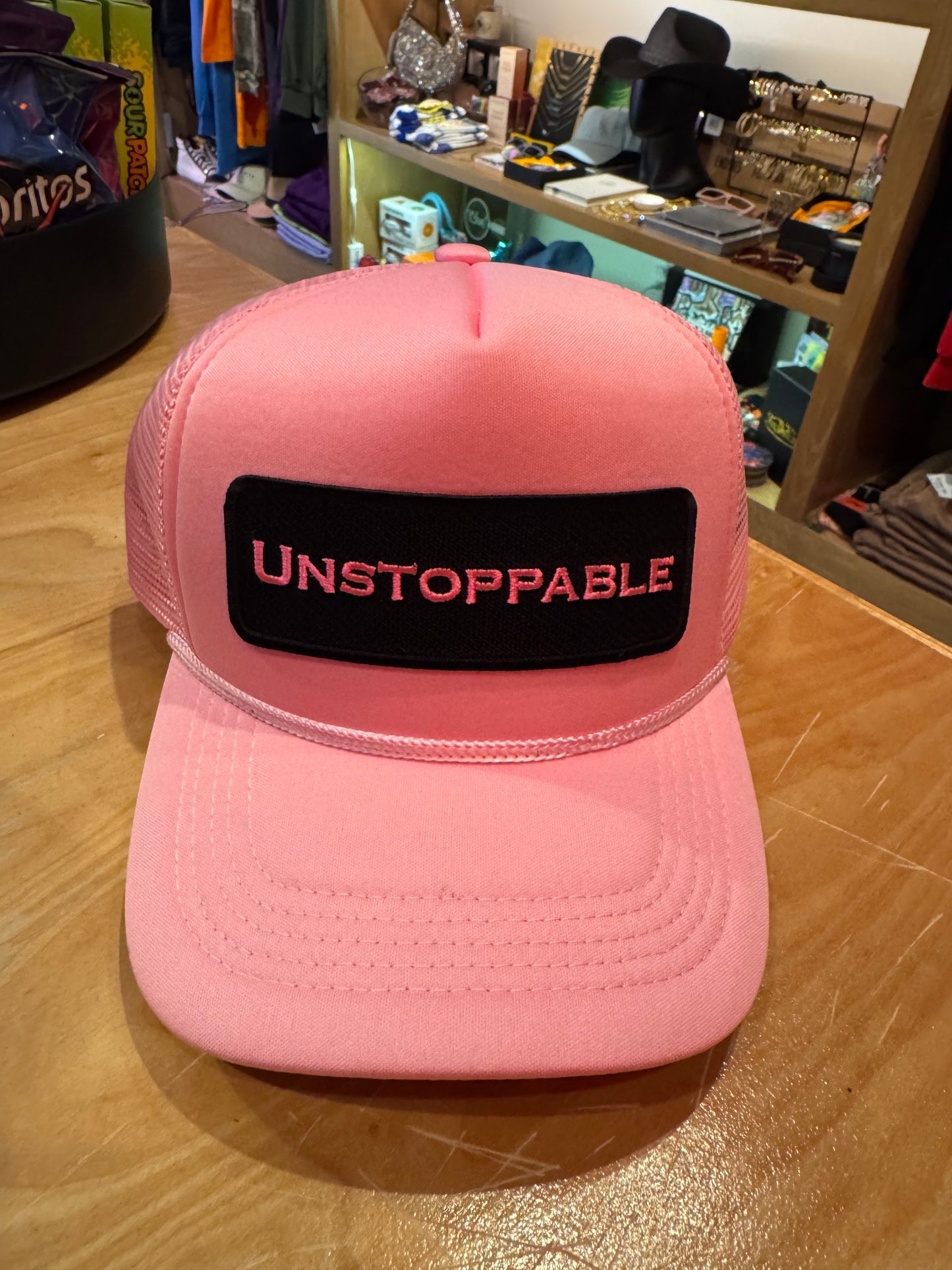 Pink & Black Trucker Hat