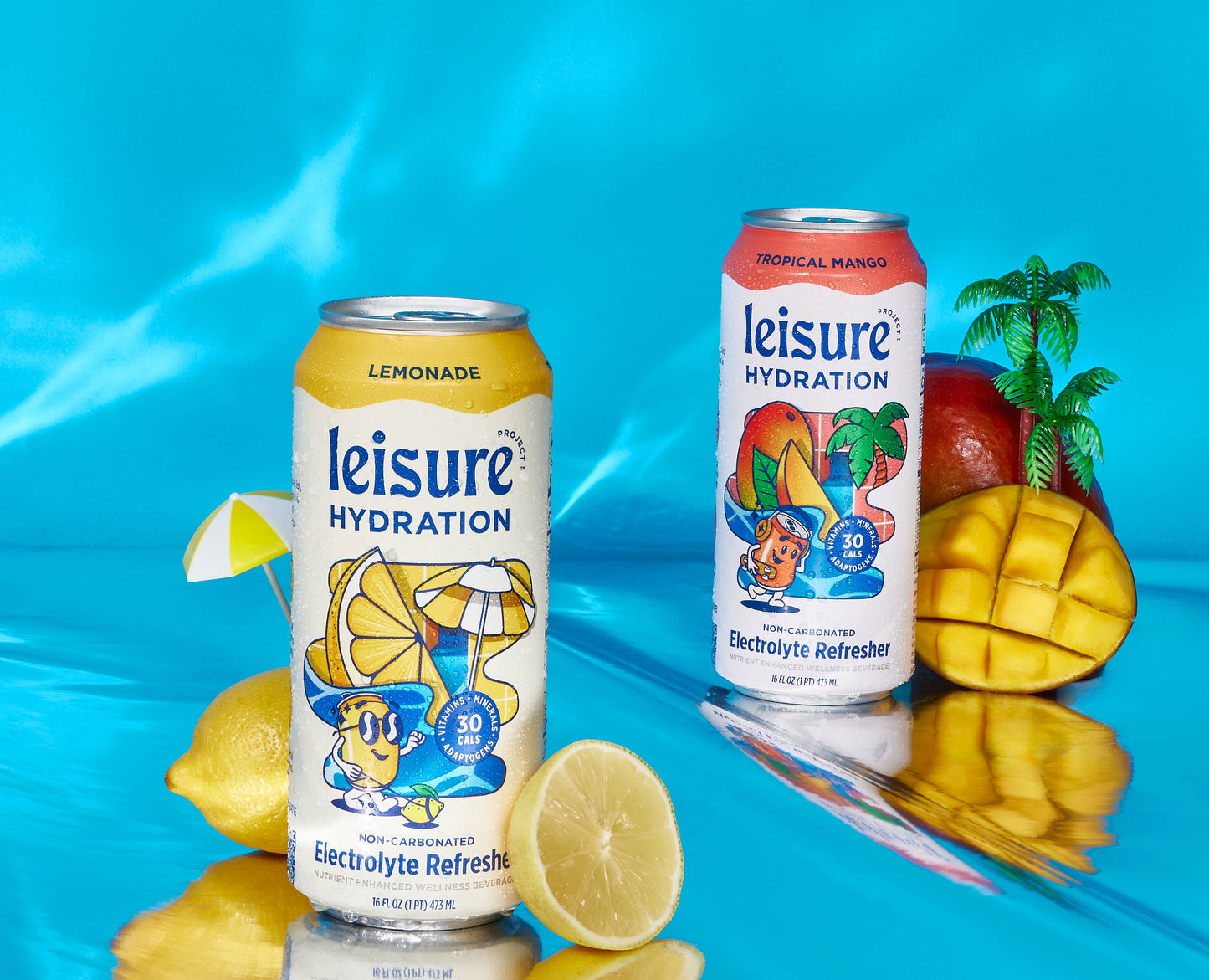 Leisure Hydration Electrolyte Tropical Mango (16 oz x 12 pack): 12pk