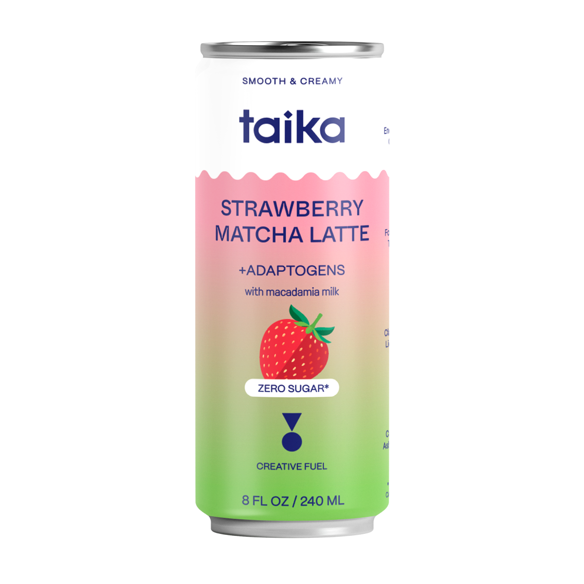 Strawberry Matcha Latte with Adaptogens