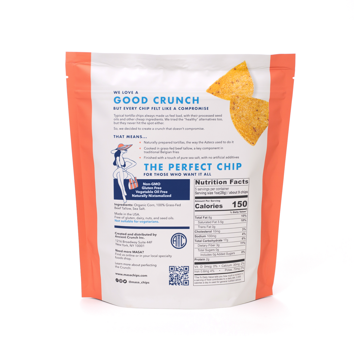 MASA Tortilla Chips - 5oz Bag