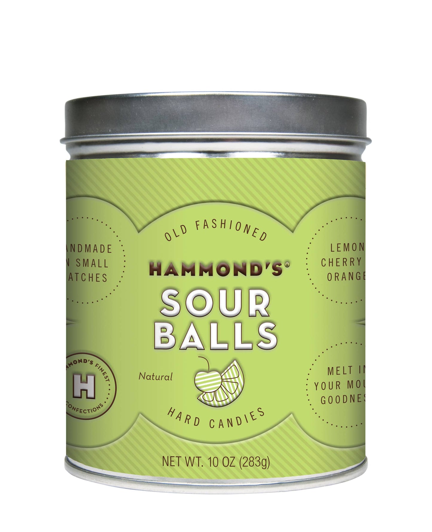Sour Balls Drops Tin 10oz