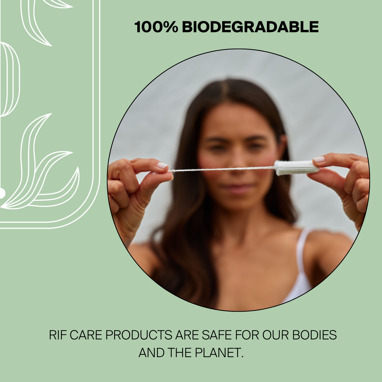 Regular Absorbency (18 ct) Organic Non Applicator Tampons