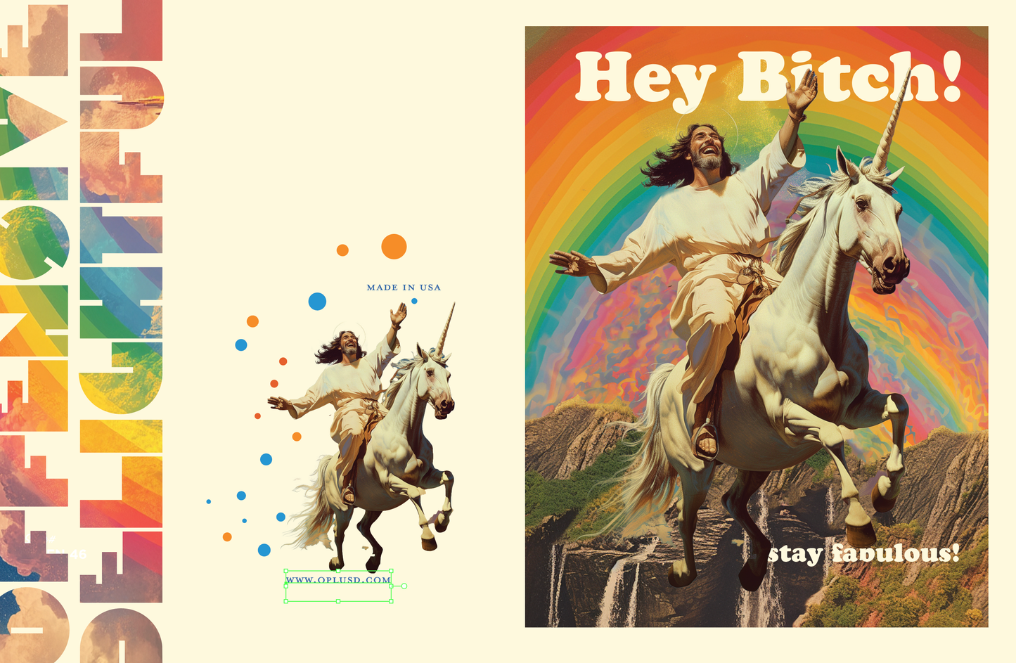 JESUS BITCH stay fabulous! birthday card
