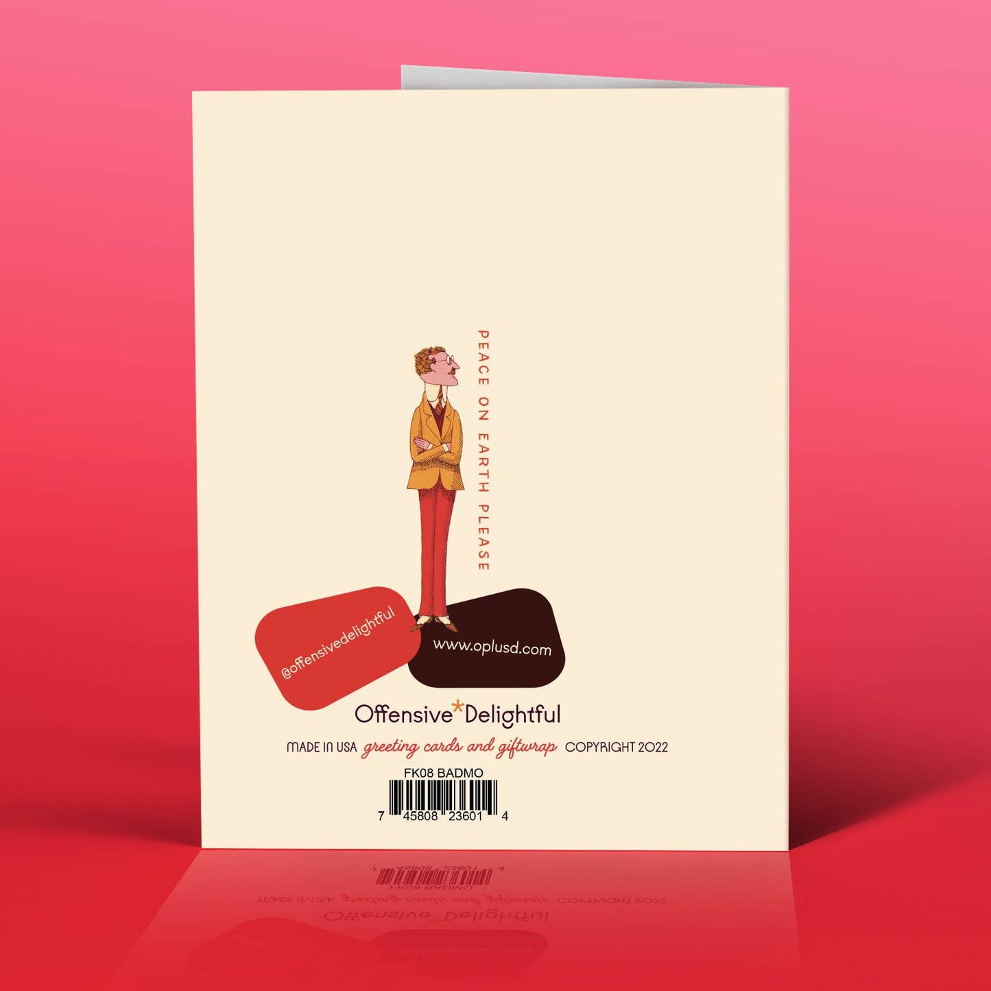 MOFO DANDY REAL BADASS birthday card