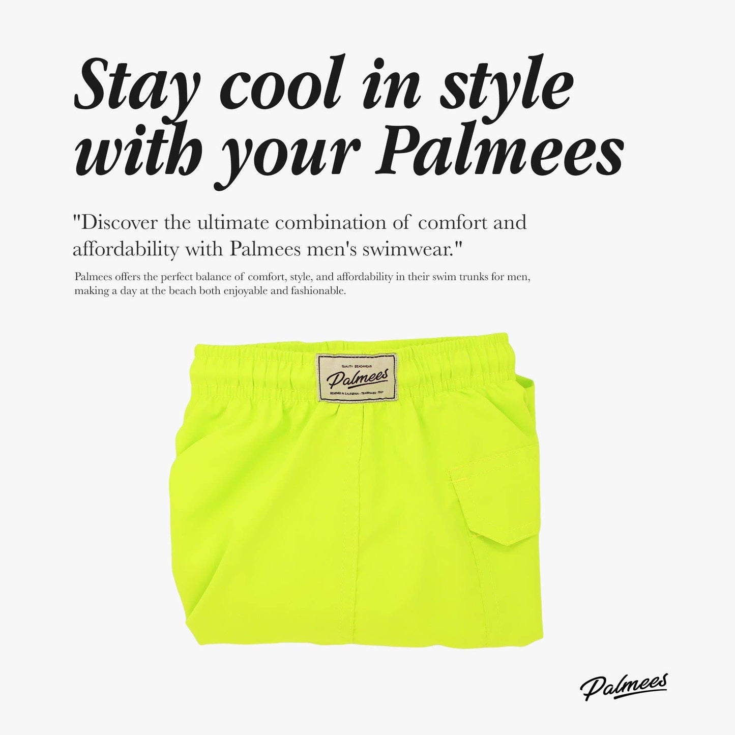 Yellow Neón Swim Short