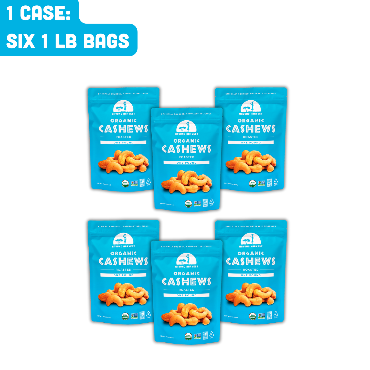 Organic Roasted Cashews: 4 oz