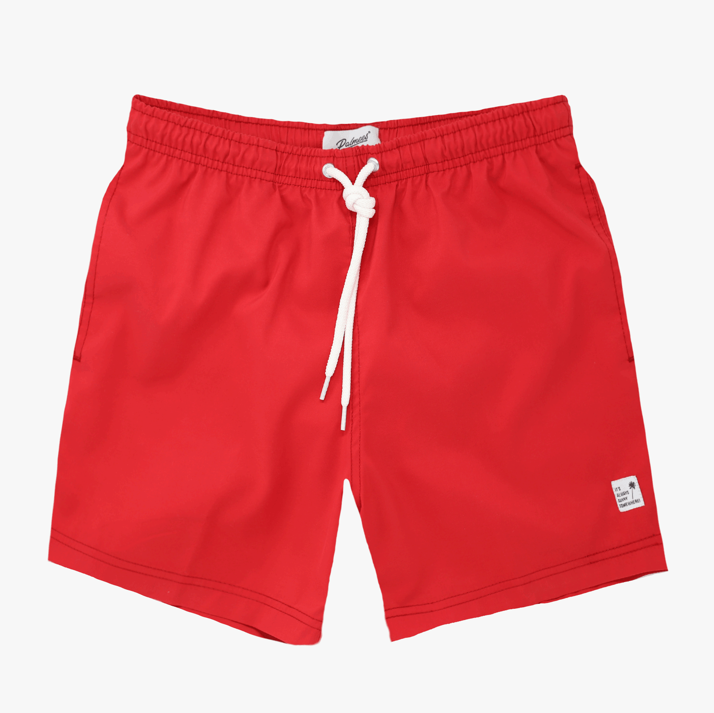 Cherry Swim Short: Red / M (30-31)