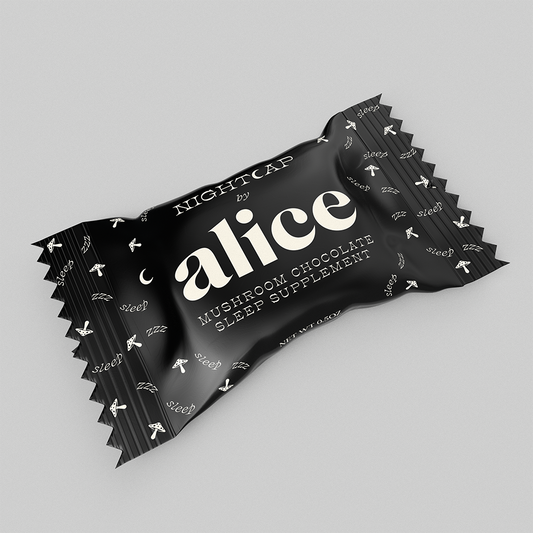 Nightcap Singles — mushroom chocolates for deep sleep