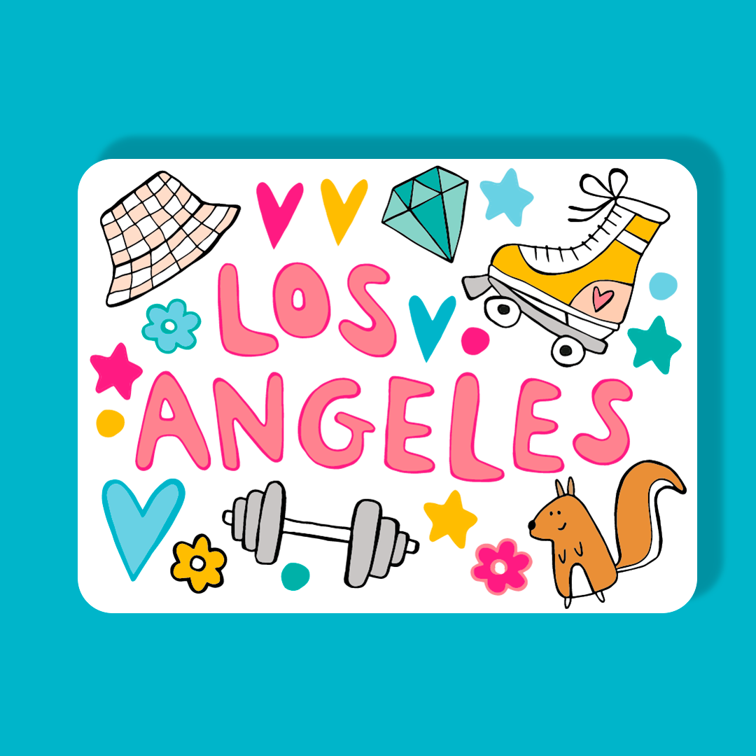 Los Angeles Fun Magnet