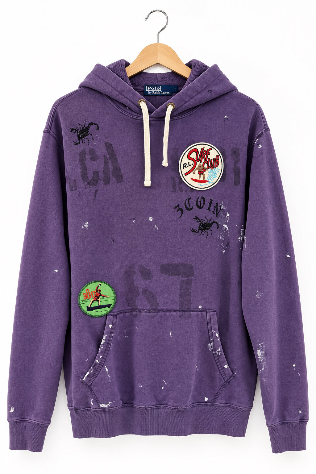 Purple Hoodie RL Surf Club