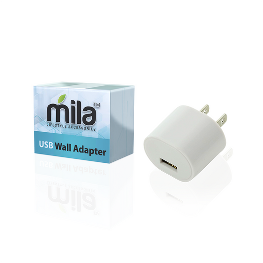 Wall Plug Adapter, 12V USB - Compact