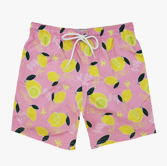Lime Swim Short: Pink / M (30-31)