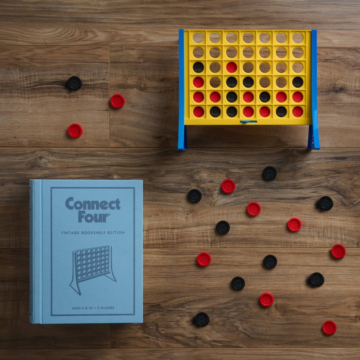 Connect 4 Vintage Bookshelf