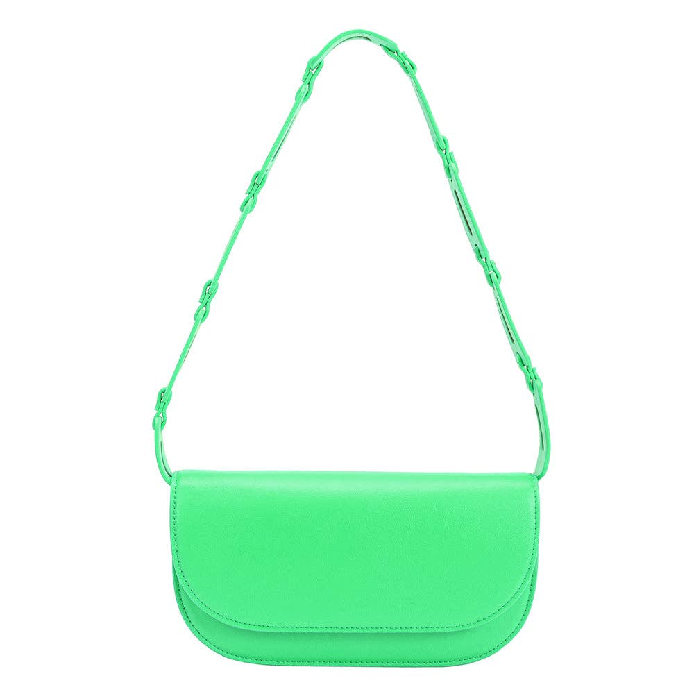 Inez Neon Green Small Crossbody Bag