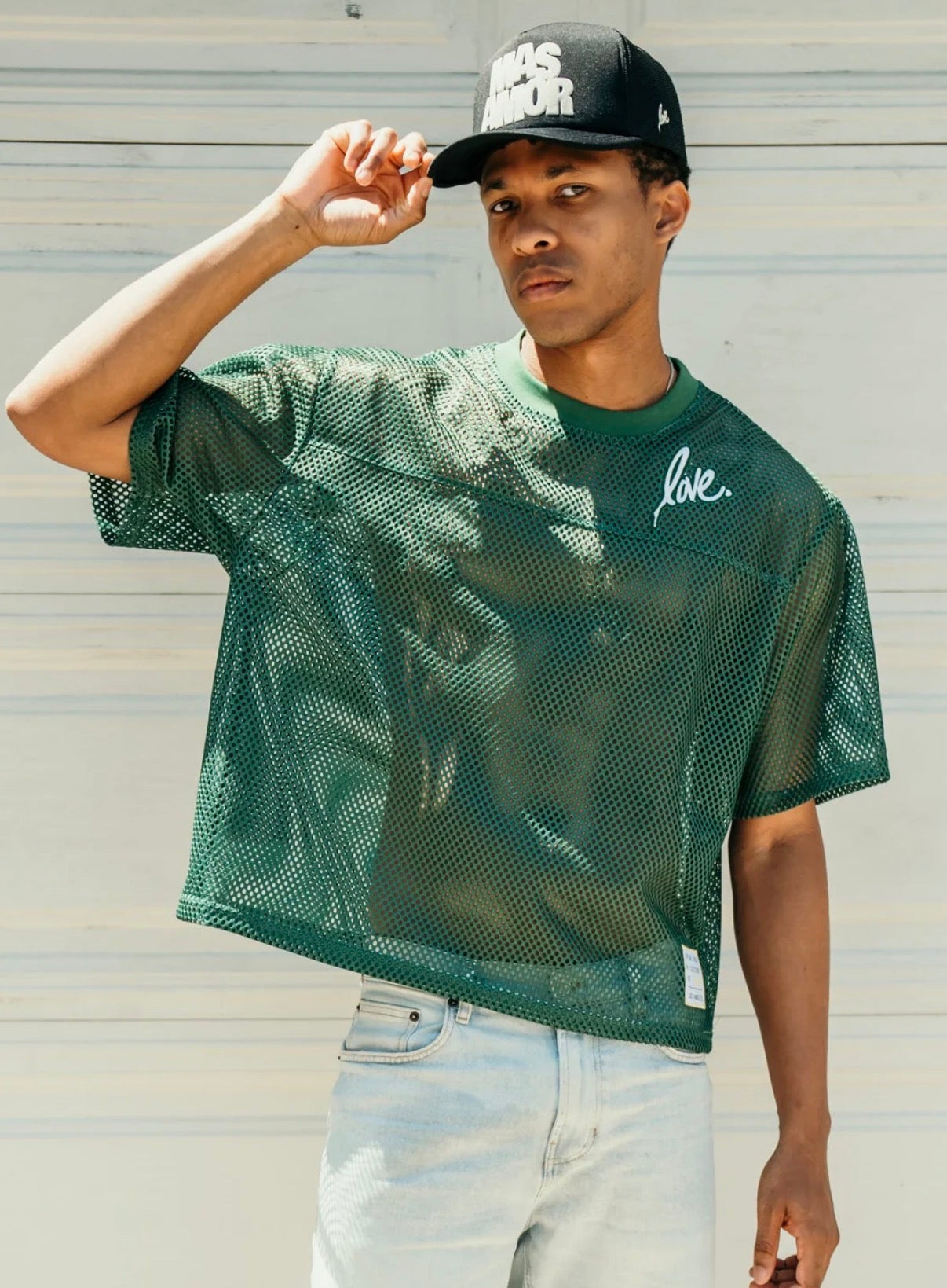 The Lover Mesh Box Jersey - Green