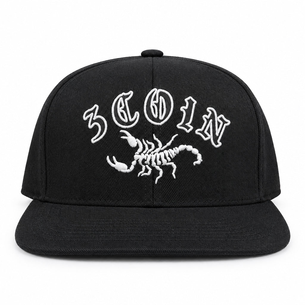 3COIN Hat - Black Denim