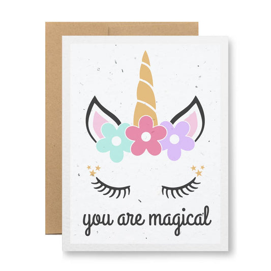 Plantable Seed Paper Greeting Card - You are Magical
