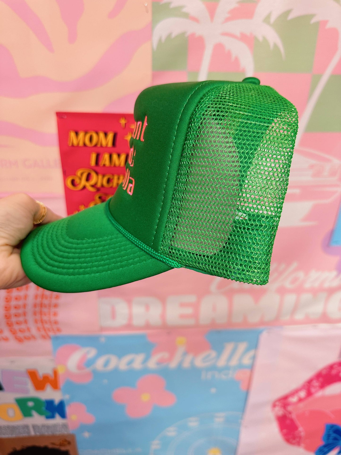 Current Mood: Tequila Trucker Hat- Green Hat