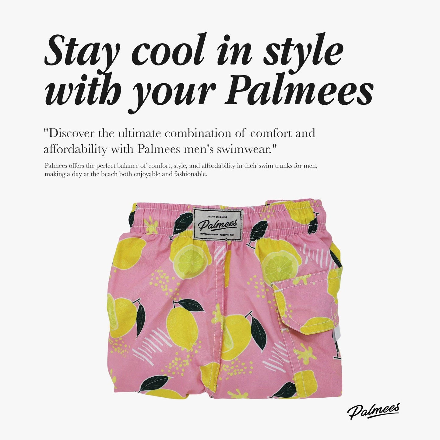 Lime Swim Short: Pink / M (30-31)