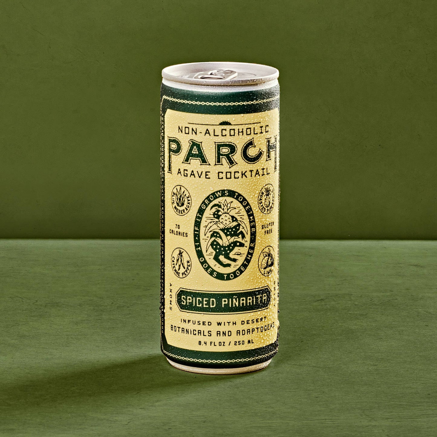 Single Can PARCH Spiced Piñarita Non-Alcoholic Agave Cocktail